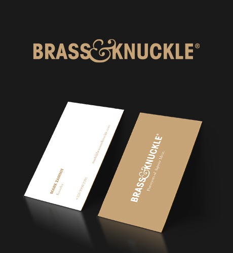 brass and knuckle brand design