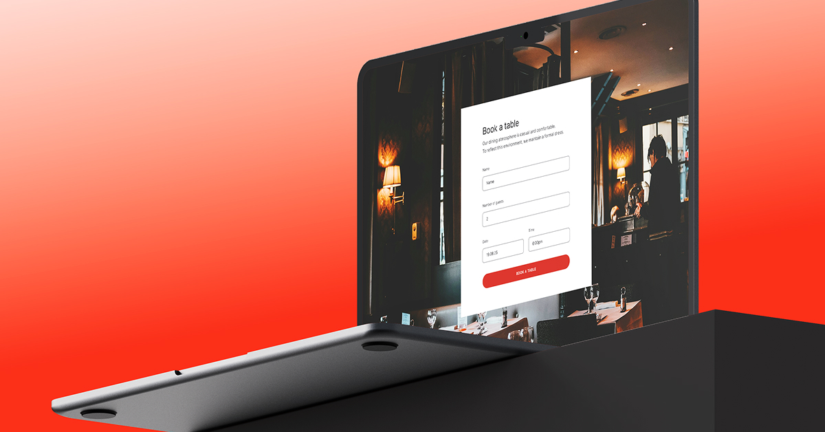 hospitality website design